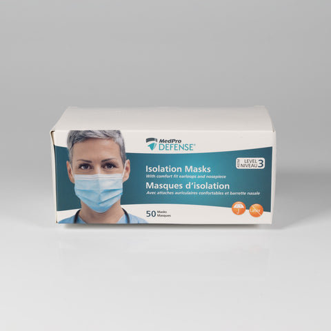 Masks Isolation with Earloops Level 3 MedPro Defense
