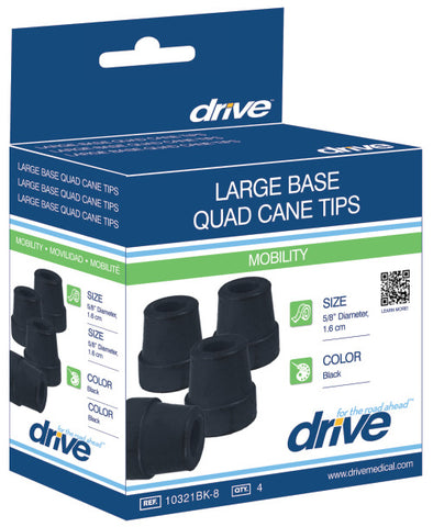 Quad Cane Tip Large Base, Drive