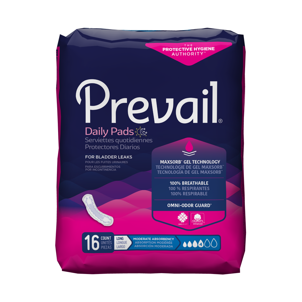 Pads Bladder Control Prevail