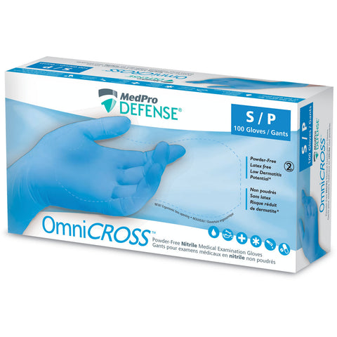 Nitrile Powder-free Gloves MedPro Defense Omnicross