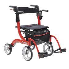 Nitro Dual Function Transport Chair and Rollator Walker Drive