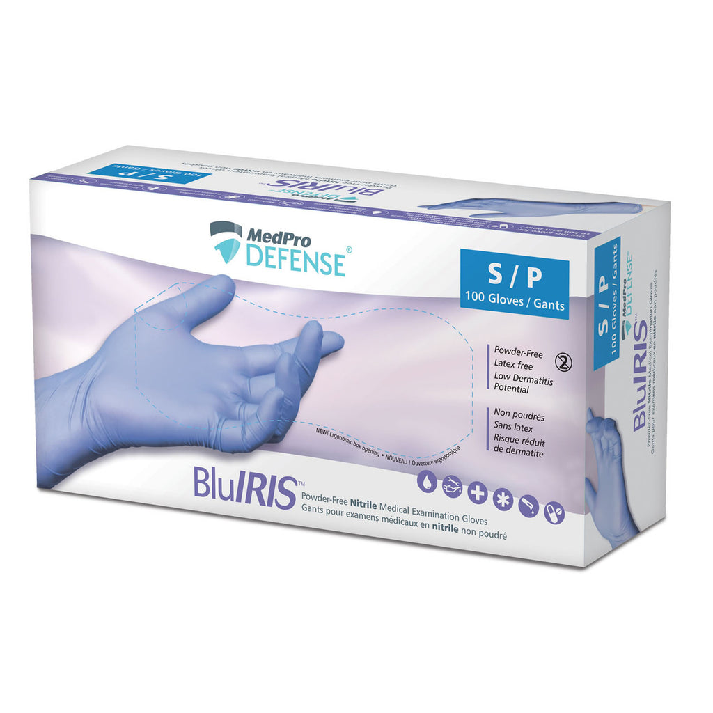 Nitrile Powder-Free Gloves, MedPro BluIris