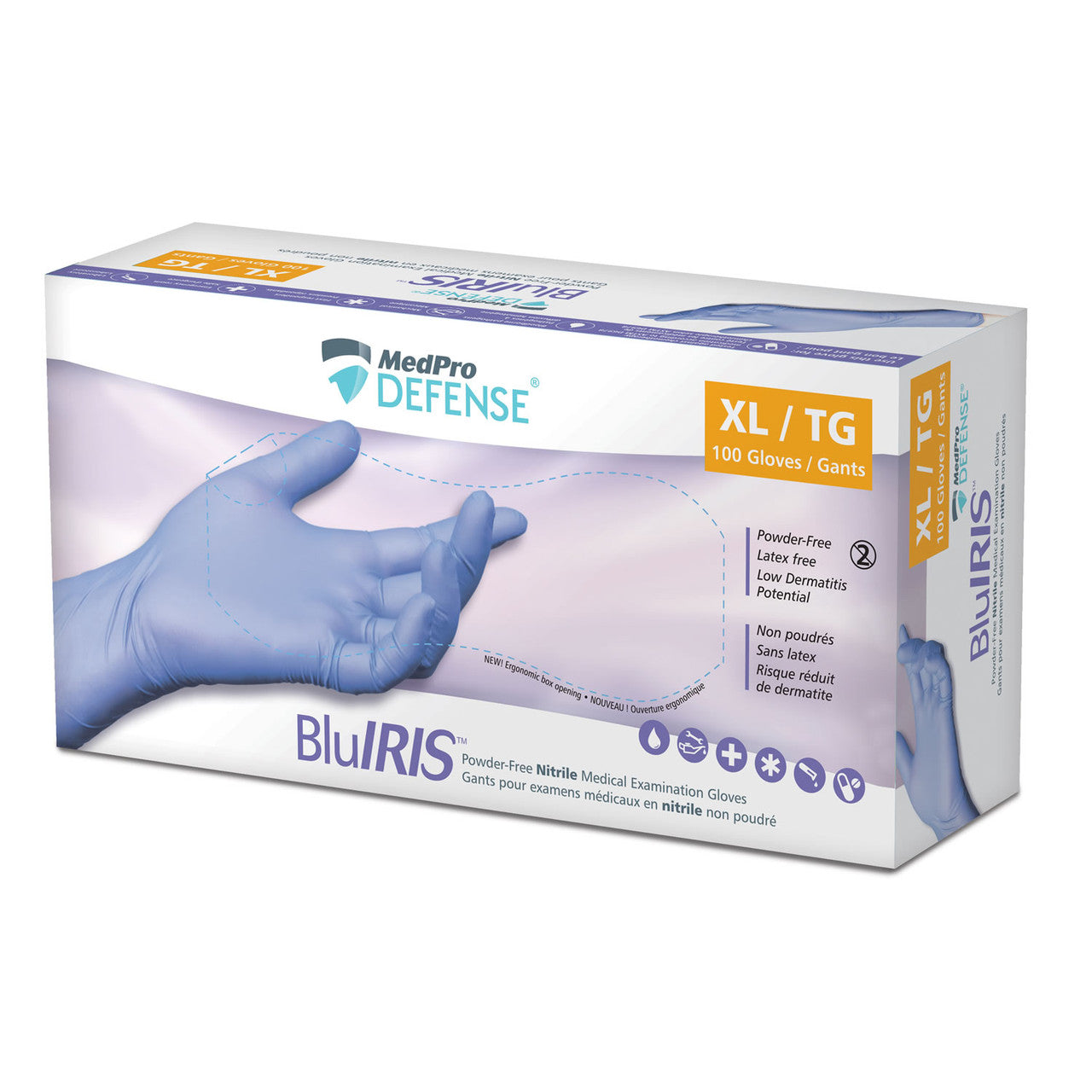 Nitrile Powder-Free Gloves, MedPro BluIris