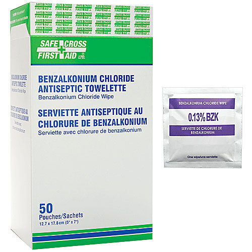 Benzalkonium Chloride Antiseptic Towelettes