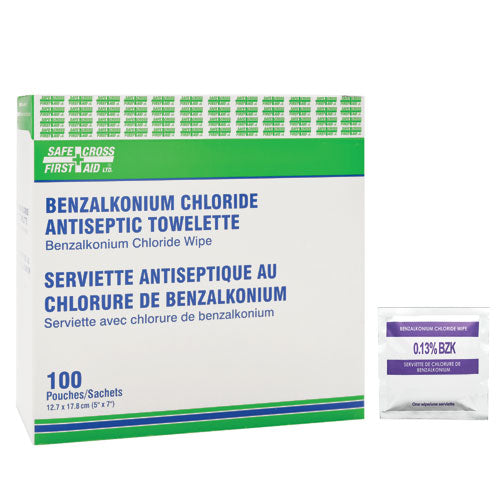 Benzalkonium Chloride Antiseptic Towelettes 