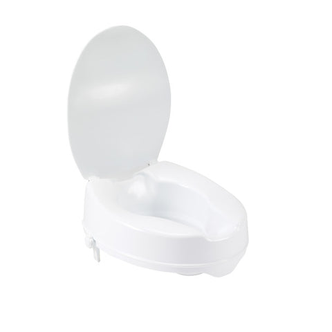 Raised Toilet Seat 4" with Lid