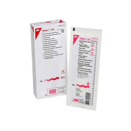 Medipore + Pad Soft Cloth Adhesive Wound Dressing, 3M