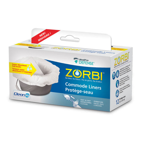Commode Liner Hygienic Zorbi MedPro Defense