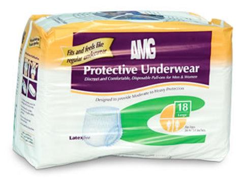 Adult Incontinence Pants - PVC Waterproof Diapers with Wide Elastic Leg,  Reusable & Soft Surface, Ideal for Men and Women