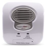 FreedomAlert LogicMark device on a white background, base