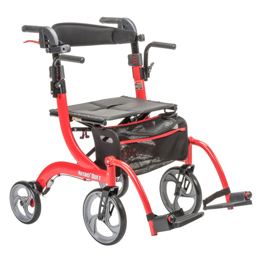 Nitro Dual Function Transport Chair and Rollator Walker Drive