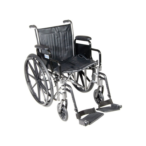 Black wheelchair on a white background