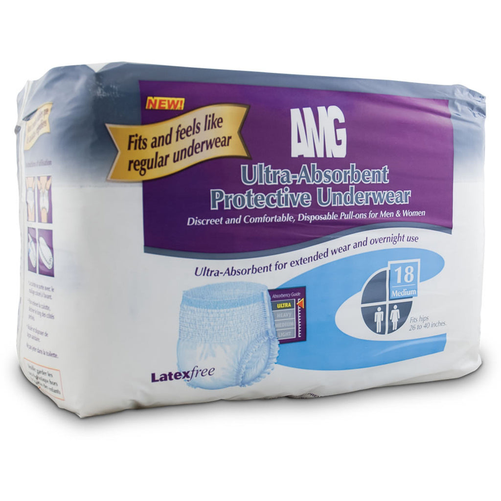 Underwear Ultra-Absorbent Protective for Men and Women AMG – Healthgear  Medical & Safety Inc.