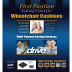 Gel Cushion with Stretch Cover Gel-U-Seat Lite General Use 2"